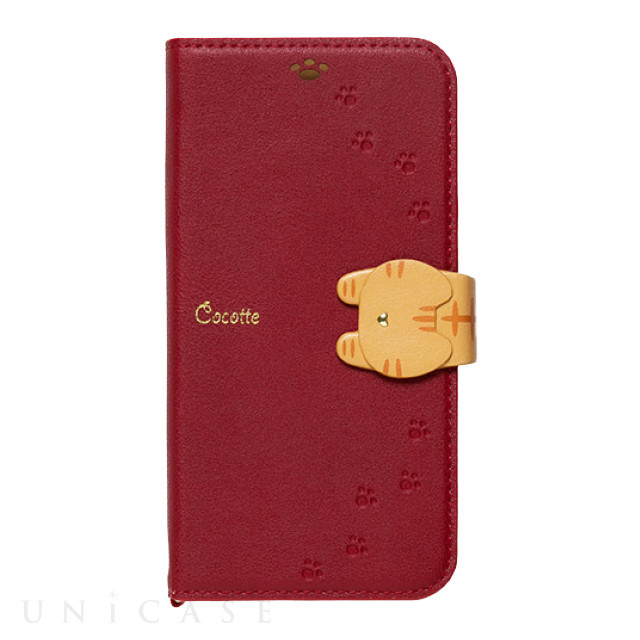 【iPhone14/13 ケース】手帳型ケース Cocotte (Red)