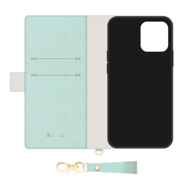 【iPhone14/13 ケース】手帳型ケース Ruband’or (Mint)サブ画像