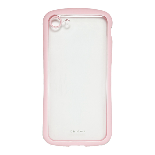【iPhoneSE(第3/2世代)/8/7 ケース】背面型ケース Chrome-CLEAR (Pink Gray)goods_nameサブ画像