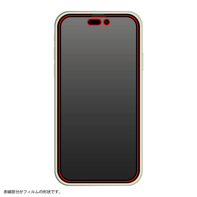 【iPhone14 Pro Max フィルム】フィルム 10H ガラスコート 衝撃吸収 (高透明)goods_nameサブ画像