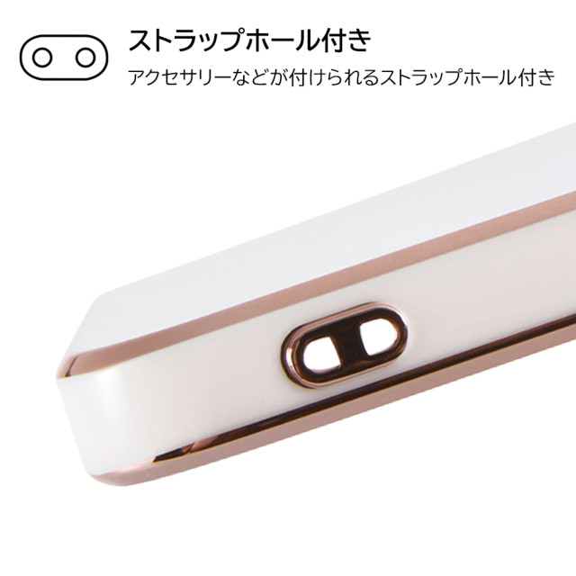 【iPhone14 Plus ケース】TPUソフトケース メタリック Felame (ライトブルー/ピンクゴールド)goods_nameサブ画像