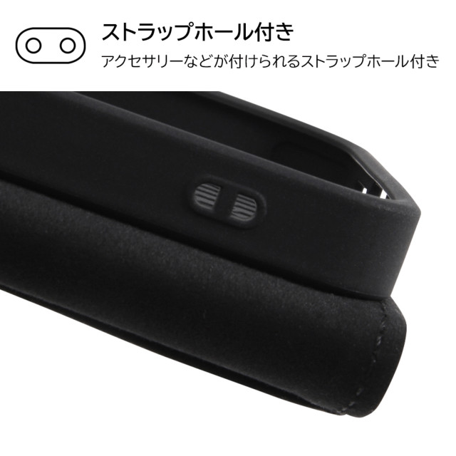 【iPhone14 Pro ケース】ディズニーキャラクター/耐衝撃 手帳型レザーケース シンプル (ミッキーマウス)