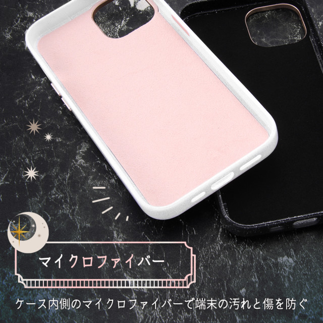 【iPhone14/13 ケース】オープンレザーケース キラキラ GLITZY SUGAR (ブラック)goods_nameサブ画像