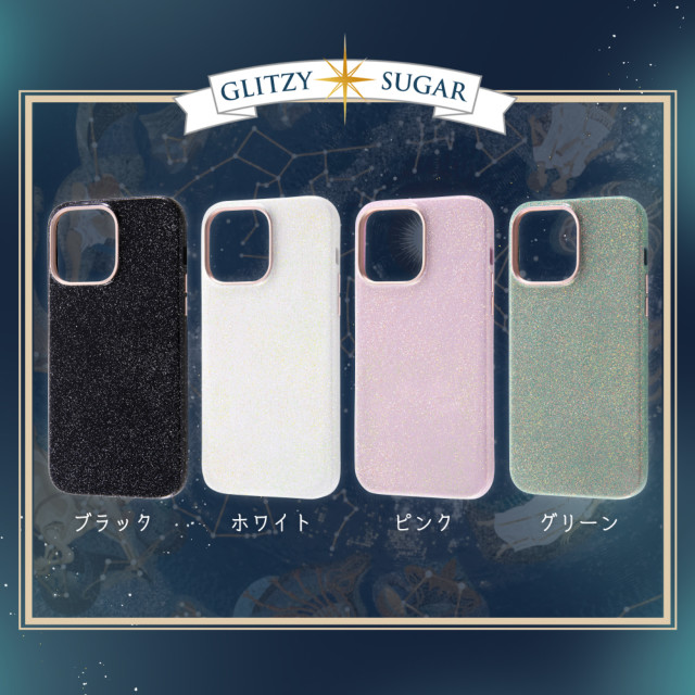 【iPhone14 Pro Max ケース】オープンレザーケース キラキラ GLITZY SUGAR (ピンク)goods_nameサブ画像