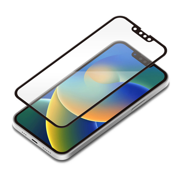 【iPhone14 フィルム】ガイドフレーム付 液晶全面保護ガラス (スーパークリア)サブ画像