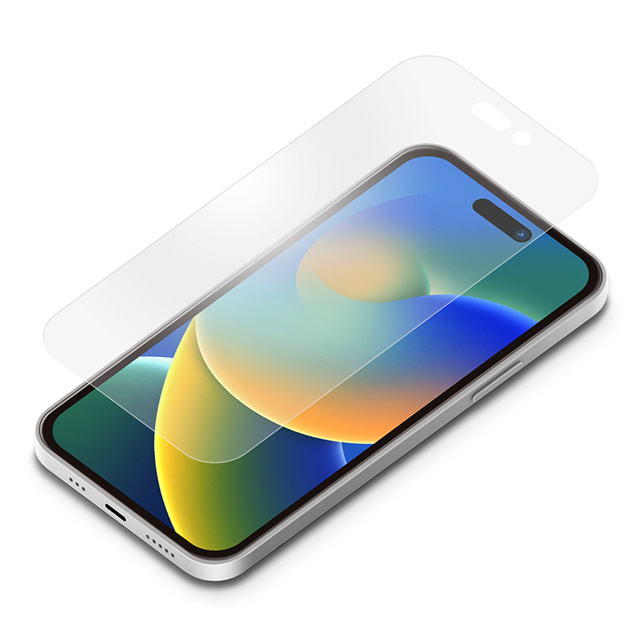 【iPhone14 Pro フィルム】ガイドフレーム付 液晶全面保護ガラス (アンチグレア)サブ画像
