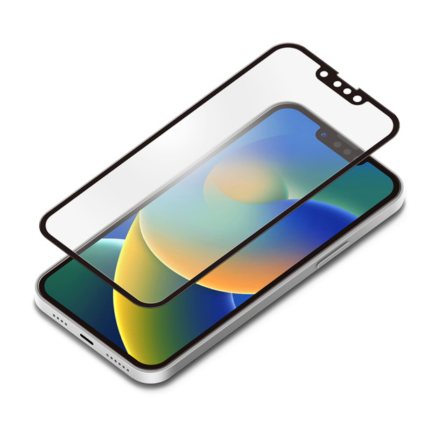 【iPhone14 Plus フィルム】ガイドフレーム付 液晶全面保護ガラス (アンチグレア)サブ画像