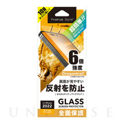 【iPhone14 Pro Max フィルム】ガイドフレーム付 液晶全面保護ガラス (アンチグレア)