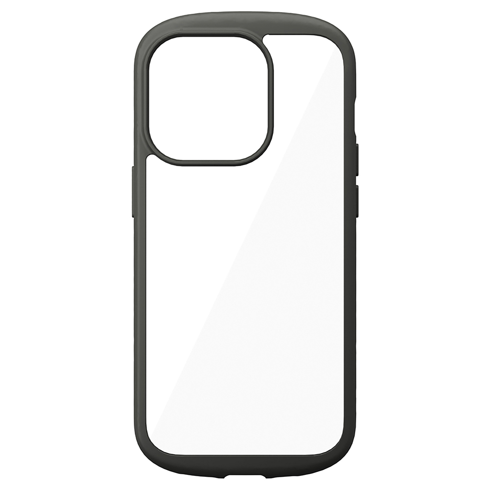 【iPhone14 Pro ケース】MagSafe充電器対応 クリアタフケース (ブラック)サブ画像
