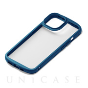 【iPhone14/13 ケース】MagSafe充電器対応 クリアタフケース (ネイビー)