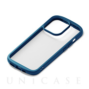 【iPhone14 Pro ケース】MagSafe充電器対応 クリアタフケース (ネイビー)