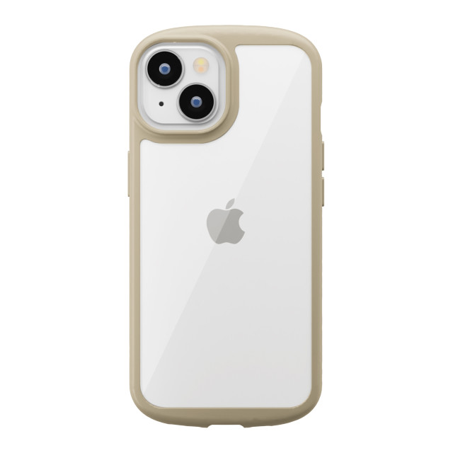 【iPhone14 Plus ケース】MagSafe充電器対応 クリアタフケース (ベージュ)サブ画像