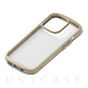 【iPhone14 Pro Max ケース】MagSafe充電器対応 クリアタフケース (ベージュ)