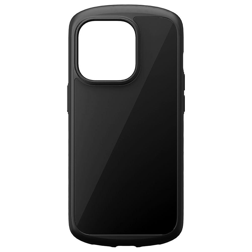 【iPhone14 Pro ケース】MagSafe対応 ハイブリッドタフケース (ブラック)サブ画像