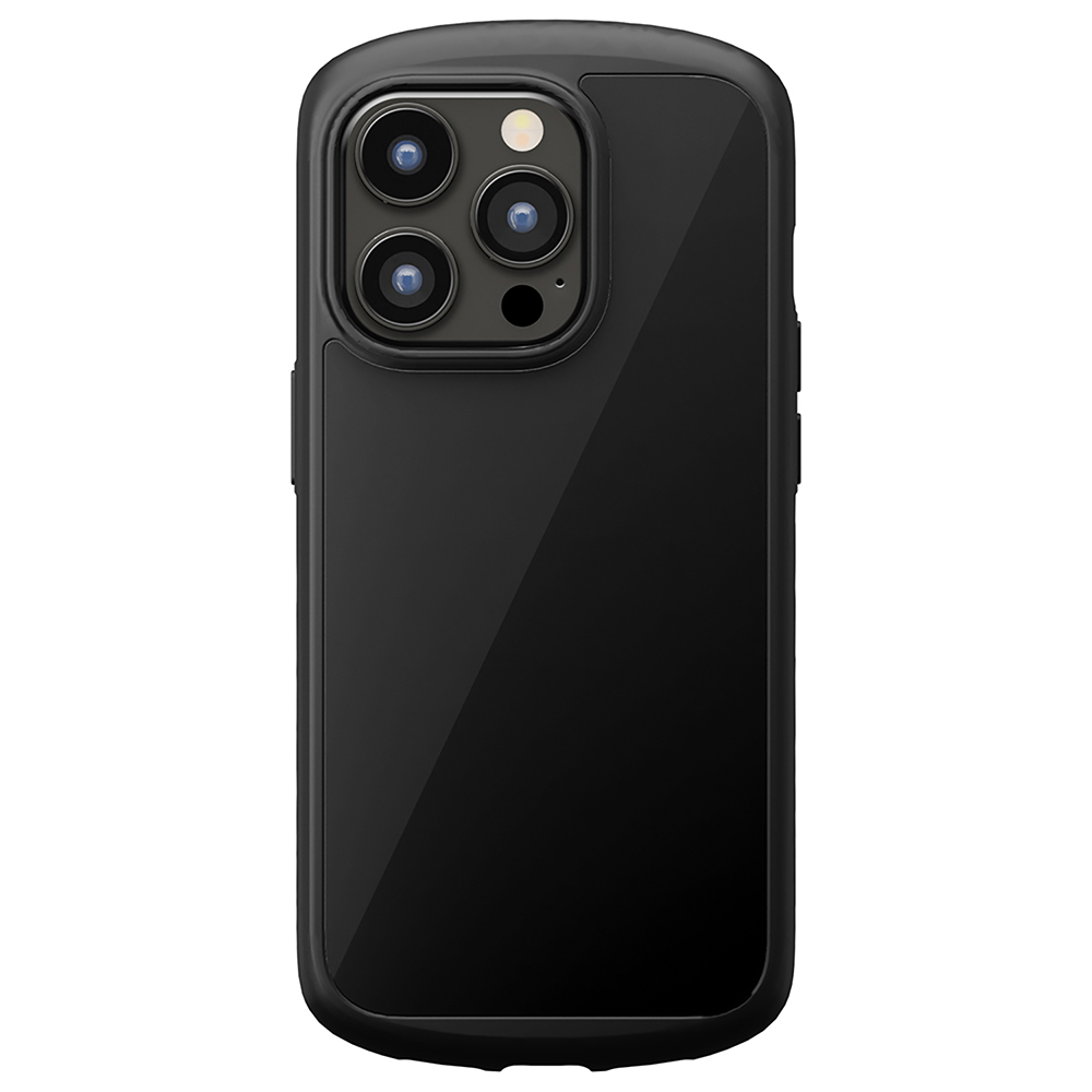 【iPhone14 Pro ケース】MagSafe対応 ハイブリッドタフケース (ブラック)サブ画像