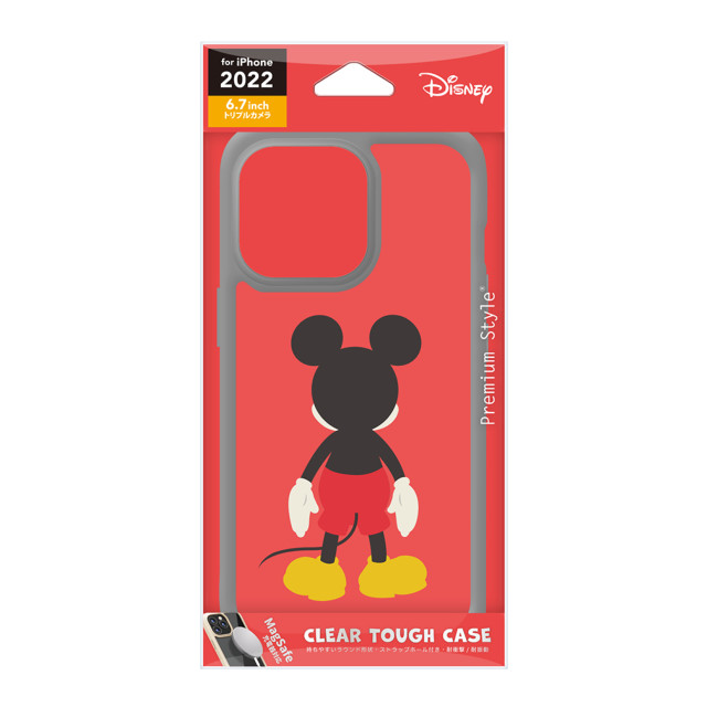 【iPhone14 Pro Max ケース】MagSafe充電器対応 クリアタフケース (ミッキーマウス)サブ画像