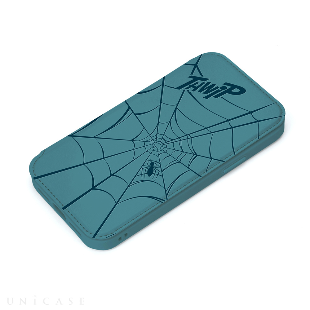 【iPhone14 Pro ケース】ガラスフリップケース (スパイダーマン)