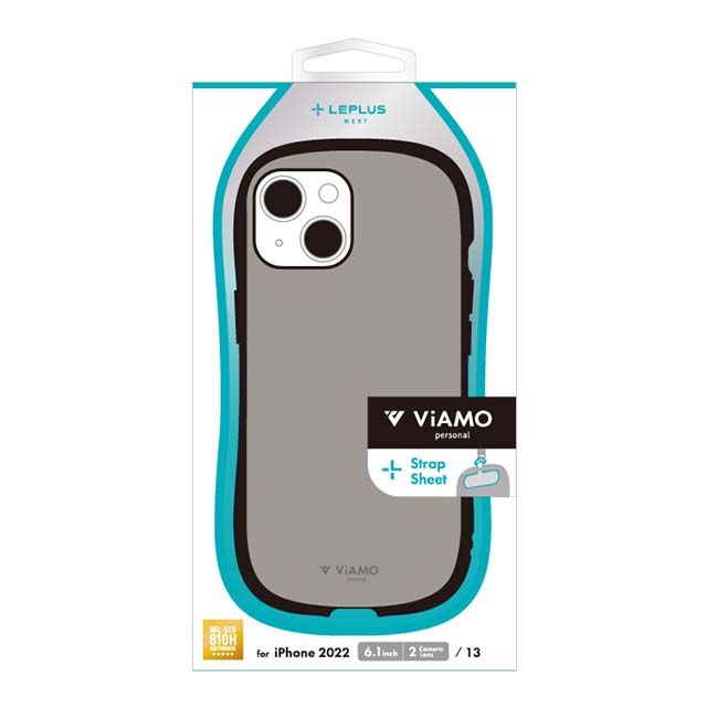 【iPhone14/13 ケース】耐衝撃ハイブリッドケース 「ViAMO personal」 (グレージュ)サブ画像