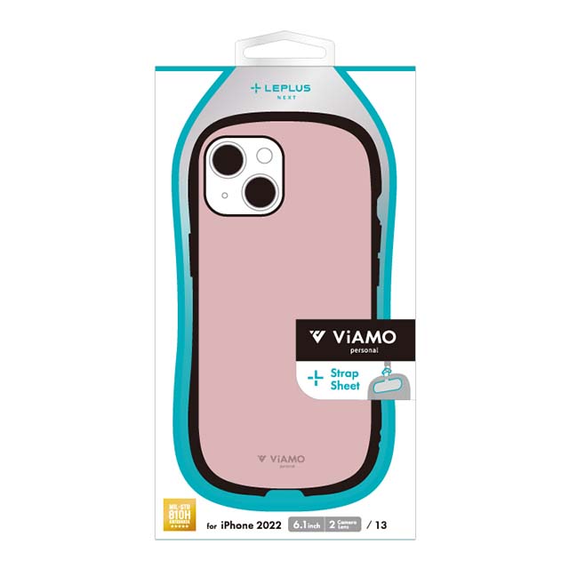 【iPhone14/13 ケース】耐衝撃ハイブリッドケース 「ViAMO personal」 (サクラピンク)サブ画像