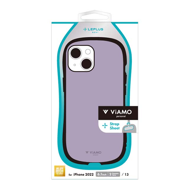 【iPhone14/13 ケース】耐衝撃ハイブリッドケース 「ViAMO personal」 (ラベンダー)サブ画像