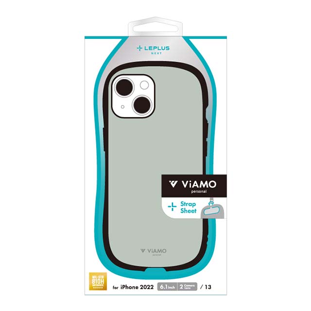 【iPhone14/13 ケース】耐衝撃ハイブリッドケース 「ViAMO personal」 (ピスタチオ)サブ画像