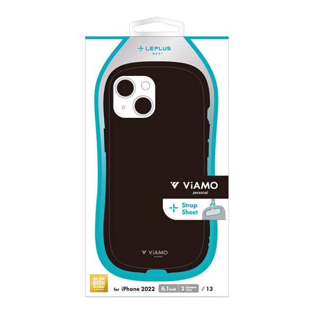 【iPhone14/13 ケース】耐衝撃ハイブリッドケース 「ViAMO personal」 (ソリッドブラック)goods_nameサブ画像
