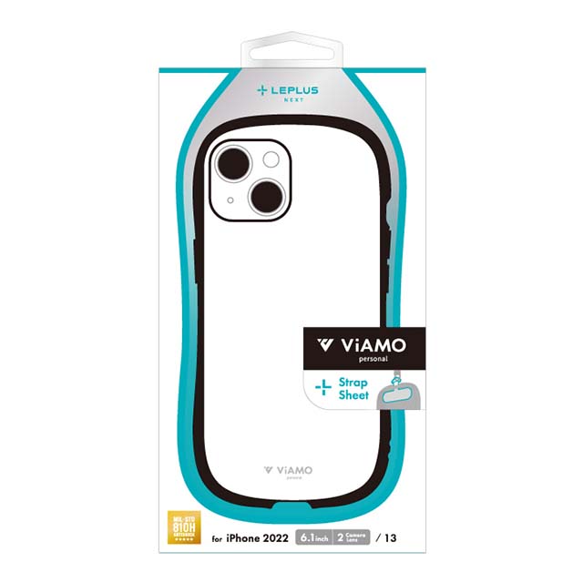 【iPhone14/13 ケース】耐衝撃ハイブリッドケース 「ViAMO personal」 (ソリッドホワイト)サブ画像