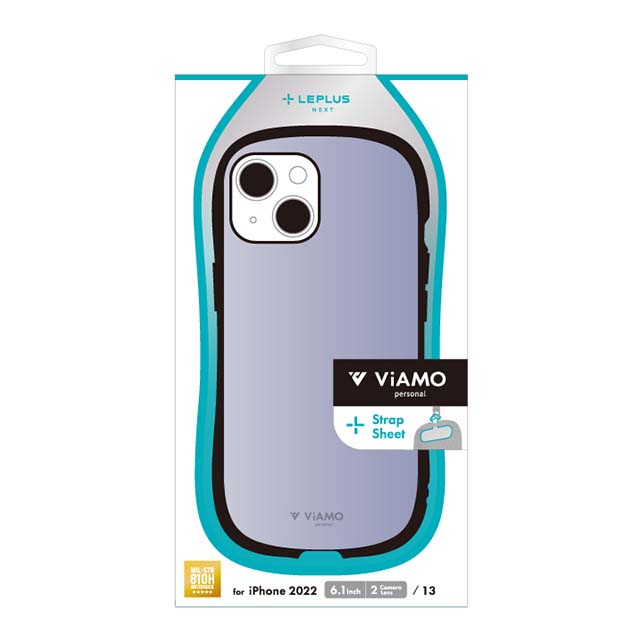 【iPhone14/13 ケース】耐衝撃ハイブリッドケース 「ViAMO personal」 (メタルパープル)サブ画像
