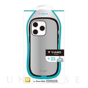 【iPhone14 Pro ケース】耐衝撃ハイブリッドケース 「ViAMO personal」 (メタルシルバー)