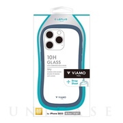 【iPhone14 Pro ケース】耐傷・耐衝撃ハイブリッドケース 「ViAMO freely」 (ネイビー)
