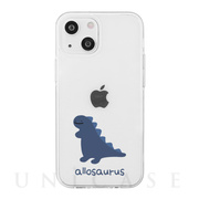 【iPhone14 ケース】ソフトクリアケース (allosaurus)