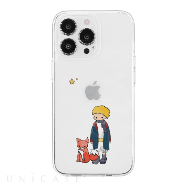 【iPhone14 Pro ケース】ソフトクリアケース (リトルプリンスとキツネ)