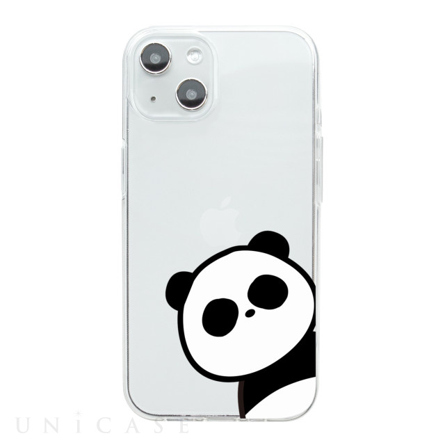 【iPhone14 ケース】ソフトクリアケース (パンダ)