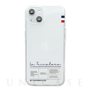 【iPhone14 ケース】ソフトクリアケース (The French flag)