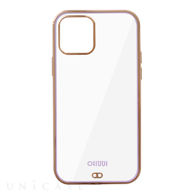 【iPhone14/13 ケース】LUXURY CLEAR CASE ( Lavender Gold)