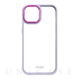 【iPhone14/13 ケース】TWO-TONE FRAME CASE (Lavender)