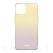 【iPhone14/13 ケース】Pale Mist Case (イエロー×ピンク)