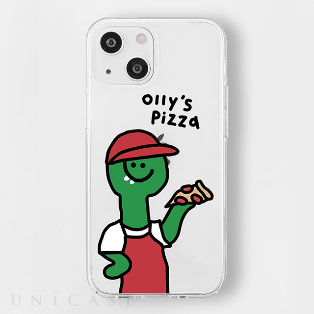 【iPhone14 ケース】ソフトクリアケース (Olly`S pizza)