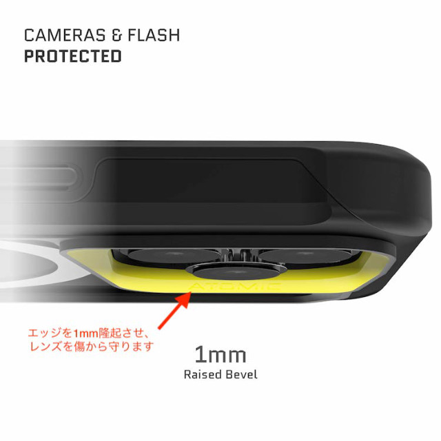 【iPhone14 Pro ケース】Atomic Slim with MagSafe (Black)サブ画像