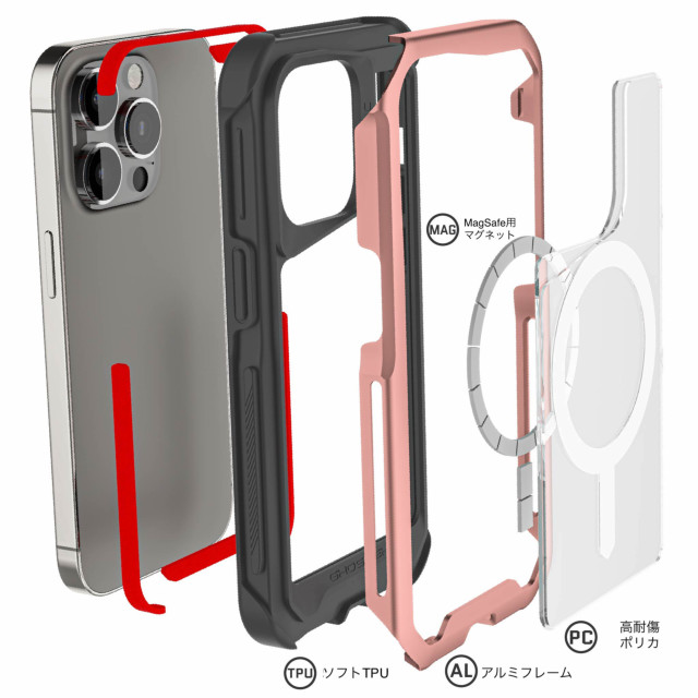 【iPhone14 Pro ケース】Atomic Slim with MagSafe (Pink)サブ画像