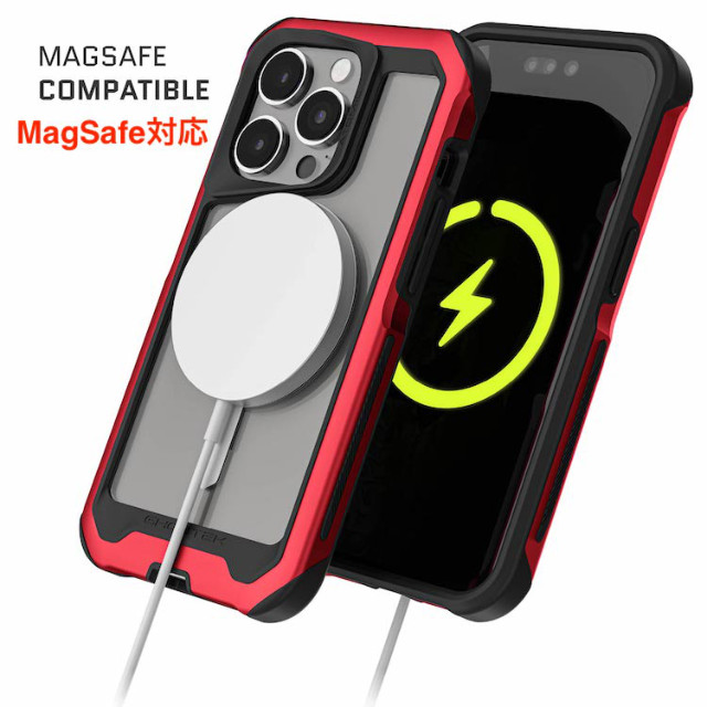 【iPhone14 Pro ケース】Atomic Slim with MagSafe (Red)サブ画像