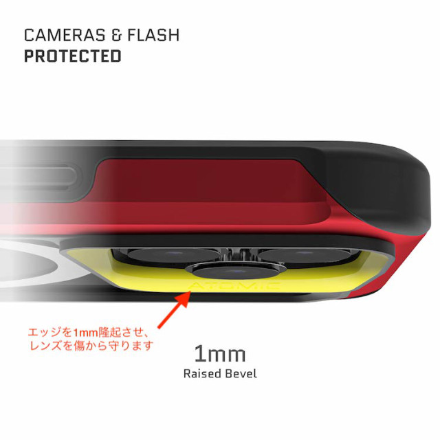 【iPhone14 Pro ケース】Atomic Slim with MagSafe (Red)サブ画像