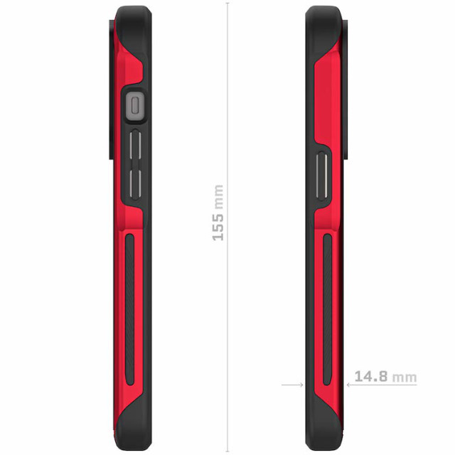 【iPhone14 Pro ケース】Atomic Slim with MagSafe (Red)サブ画像