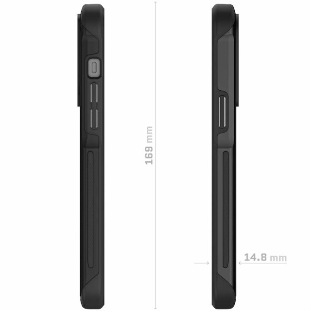 【iPhone14 Pro Max ケース】Atomic Slim with MagSafe (Black)サブ画像