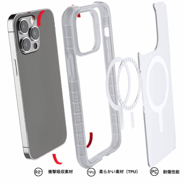 【iPhone14 Pro Max ケース】Covert with MagSafe (Clear)goods_nameサブ画像