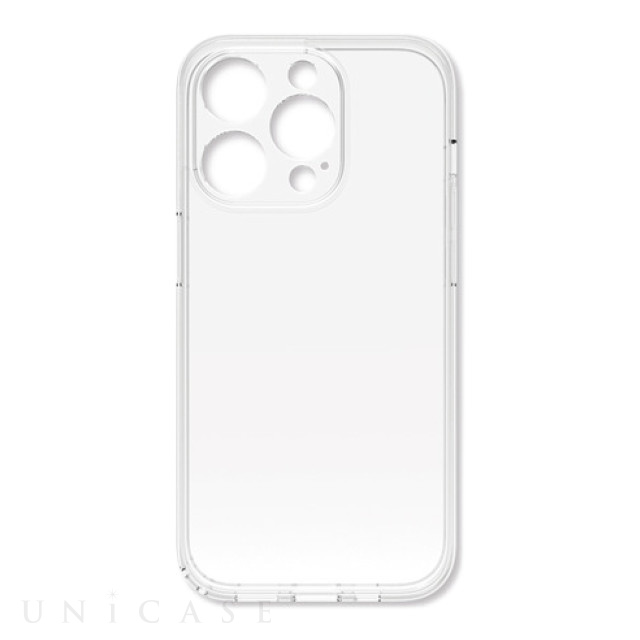 【iPhone14 Pro ケース】[Turtle Solid]超精密設計 ハイブリッドケース (クリア)