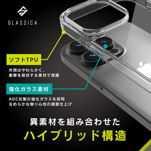 【iPhone14 Pro ケース】[GLASSICA] 背面ガラスケース (クリア)サブ画像