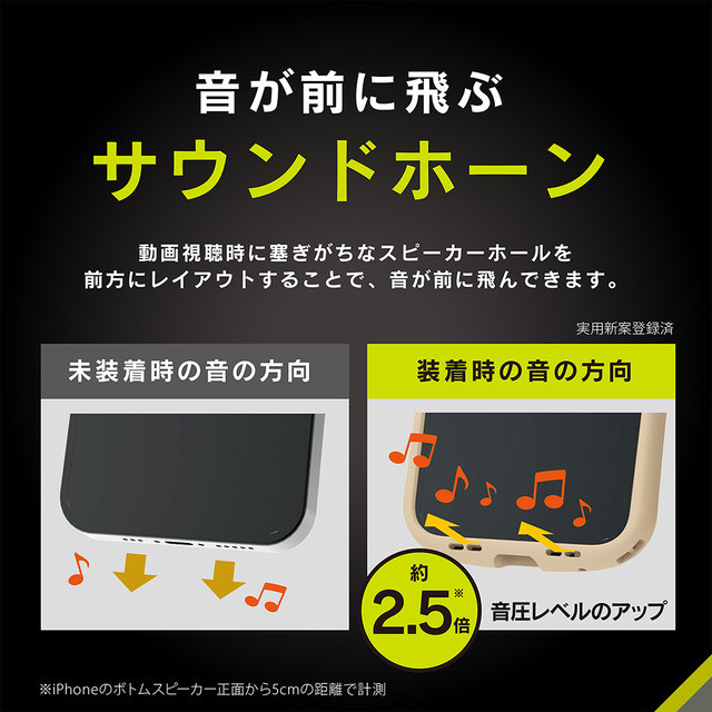 【iPhone14/13 ケース】[GLASSICA Round] 耐衝撃 背面ガラスケース (クリア)goods_nameサブ画像