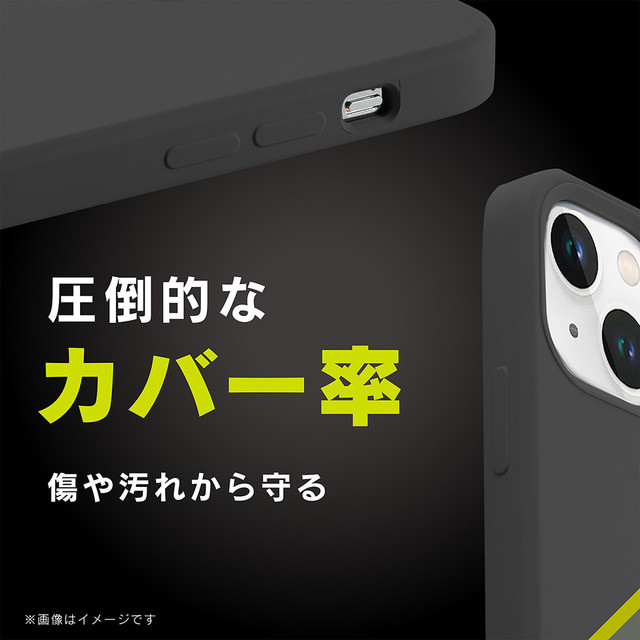 【iPhone14/13 ケース】[Cushion] MagSafe対応 シリコンケース (ブラック)サブ画像