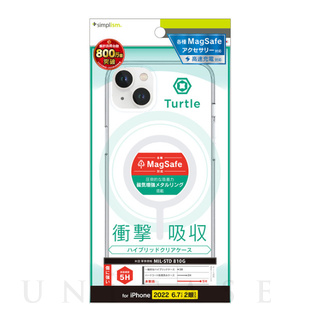 【iPhone14 Plus ケース】[Turtle]MagSafe対応 ハイブリッドクリアケース (クリア)